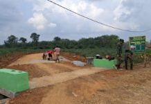 3 Gorong-Gorong Rampung Dibangun,TMMD Ke-129 Kodim 0412/LU Siap Dirasakan Manfaatnya