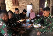 Jejak Kebaikan TMMD ke-129: Menyatu dalam Kebersamaan dan Hidangan Sederhana Warga