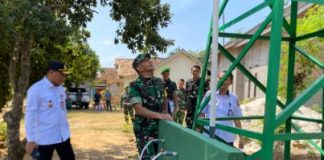 Tinjau Sasaran Fisik TMMD Ke-129, Tim Wasev Mabesad Pastikan Kualitas Pembangunan