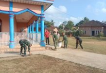 Sinergi TNI dan Warga, Satgas TMMD ke-129 Kodim 0412/Lampung Utara Sulap Masjid Nurul Iman Jadi Asri