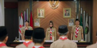 Wagub Jihan Kukuhkan Pengurus Mabigus dan Pembina Gudep UIN Raden Intan