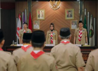Wagub Jihan Kukuhkan Pengurus Mabigus dan Pembina Gudep UIN Raden Intan