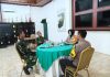Perkuat Sinergitas, Kapolres Lampung Utara Tatap Muka dengan Dandim 0412/LU