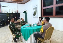 Perkuat Sinergitas, Kapolres Lampung Utara Tatap Muka dengan Dandim 0412/LU