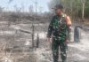 Respon Cepat Babinsa Koramil Sungkai Selatan Redam Potensi Karhutla di Desa Negeri Ujung Karang