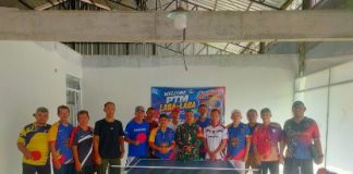 Babinsa Sertu Suwito Support Pemain Tenis Meja Berbakat di Tiyuh Dayasakti