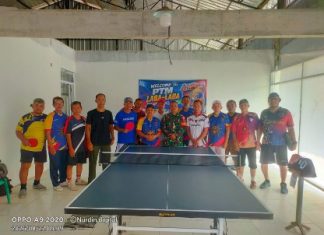 Babinsa Sertu Suwito Support Pemain Tenis Meja Berbakat di Tiyuh Dayasakti
