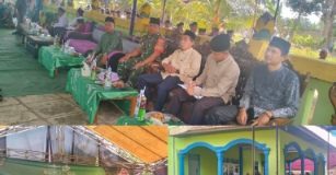 Babinsa 412-08/ABT Hadiri Peringatan Maulid Nabi Muhammad SAW di Desa Bangun Sari