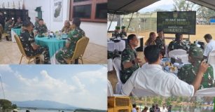 Dandim 0412/LU Dampingi Dislitbangad Survei Rencana Pembangunan PLTMH di Lampung Utara