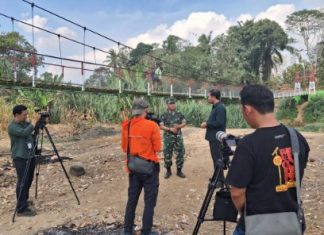 Dandim Bersama Kompas TV Liput Karya Nyata TNI di Lampung Utara, dari Way Rarem, Jembatan Perintis hingga Pembuatan Sumur Bor