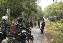 Cegah Karhutla, Babinsa Koramil 412-05/TBU Gelar Patroli di Lahan Rawan Kebakaran