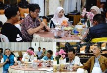 Forkopimda Lampung Utara Gelar Rakor Terbatas Pembatasan Hiburan Malam.