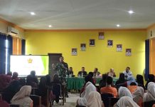 Tim Mabes TNI Gelar Sosialisasi Pencegahan Karhutla di SMAN 1 Tumijajar