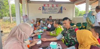 Babinsa Koramil 412-05/TBU Dukung Posyandu ILP dan TUBABA Q SEHAT, Perkuat Layanan Kesehatan Warga