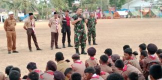 Pramuka Jadi Garda Terdepan Cegah Karhutla, Tim Mabes TNI Tanamkan Kepedulian Lingkungan Sejak Dini