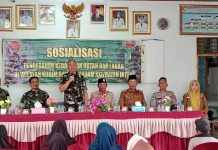 Karhutla Mengancam! TNI Turun Tangan, Warga Tulang Bawang Barat Digerakkan Cegah Api Meluas