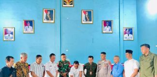 Babinsa Turun Langsung! Pengambilan Nomor Urut Calon Kepalo Tiyuh Makarti Berlangsung Aman dan Kondusif
