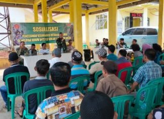Tim Mabes TNI Gebrak Lampung Utara, Perang terhadap Karhutla Dimulai dari Warga