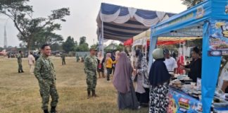 Sambut HUT TNI ke-81, Bazar Murah Kodim 0412/LU Diserbu Warga