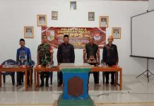 Sinergi TNI Kawal Pilkati Serentak Tetap Aman dan Kondusif. Babinsa Hadir di Pelantikan KPPS