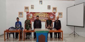 Sinergi TNI Kawal Pilkati Serentak Tetap Aman dan Kondusif. Babinsa Hadir di Pelantikan KPPS