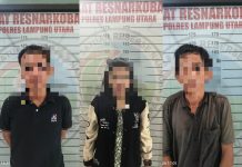 Detik-Detik Akhir Menjabat, Kanit Edy Kurniawan Sikat Pasutri Bandar Sabu di Kotabumi Udik
