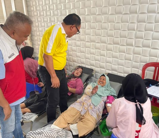 Aprozi Alam dan Genzi Cetak Rekor Donor Darah Terbanyak Se-Lampung