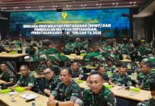 Perkuat Benteng Negara: Kodim 0412/Lampung Utara Hadiri Sosialisasi Penyusunan Data Rencana Rinci Wilayah Pertahanan di Mabesad
