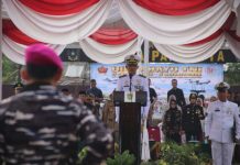 Kodim 0412/Lampung Utara Gelar Upacara Peringatan HUT Ke-81 TNI Tahun 2026