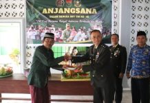 HUT TNI ke-81, Kodim 0412/LU Sambangi Ponpes Sirrul Huda, Pererat Kebersamaan Bersama Santri