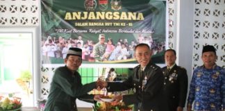 HUT TNI ke-81, Kodim 0412/LU Sambangi Ponpes Sirrul Huda, Pererat Kebersamaan Bersama Santri