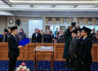 Pemprov Lampung Lantik Satu Pejabat Pimpinan Tinggi Pratama dan Dua Pejabat Fungsional