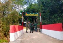 Pastikan Kualitas Konstruksi, Serma Supriyadi Dampingi Tim Zidam XXI/Radin Inten Verifikasi Jembatan Perintis Garuda Beton