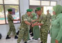 37 Prajurit Kodim 0412/LU Naik Pangkat, Momentum HUT ke-81 TNI Jadi Pemantik Semangat Pengabdian