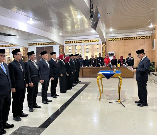 10 Pejabat Hasil Selter Dilantik, Bupati Warning Evaluasi Kinerja Setiap 6 Bulan