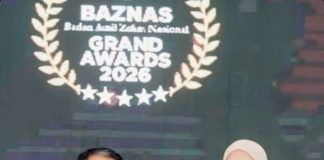 Gubernur Mirza Kembali Raih Grand BAZNAS Awards 2026, Perkuat Ekosistem Zakat Produktif di Lampung