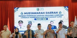 Buka Musda LPM Provinsi Lampung, Gubernur Lampung Ajak LPM Berkolaborasi Membangun Ekonomi Daerah dari Desa