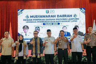 Buka Musda LPM Provinsi Lampung, Gubernur Lampung Ajak LPM Berkolaborasi Membangun Ekonomi Daerah dari Desa