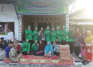 Sentuh Pesantren dan Yayasan, Persit Kodim 0412/LU Hadirkan Kepedulian Nyata
