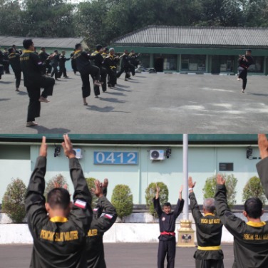 Asah Disiplin dan Naluri Tempur, Kodim 0412/LU Genjot Kemampuan Pencak Silat Militer Prajurit