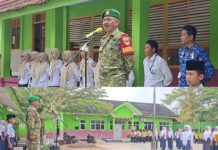 Dari Sekolah untuk Indonesia, Babinsa Tanamkan Jiwa Nasionalisme kepada Generasi Muda