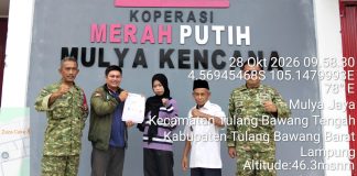 Dukung KDKMP, Kapten Ujang Sugihardi Kawal Bantuan Printer untuk KDKMP Mulya Kencana