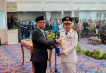 Gubernur Lampung Lantik M. Galang Putra Rahman sebagai Wakil Bupati Way Kanan
